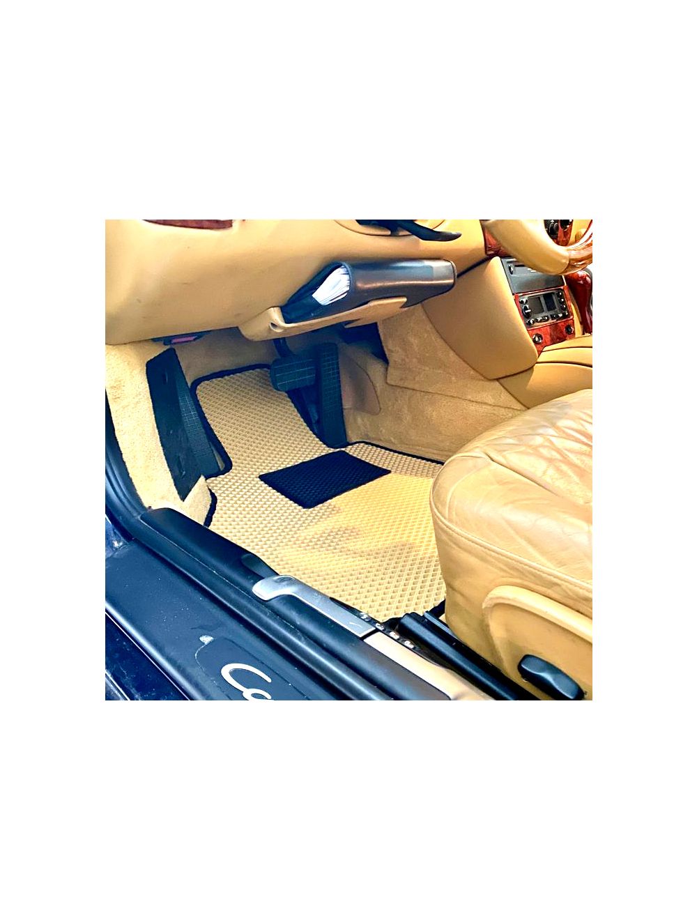 Audi A4 B9 Restyling (2019 - current) beige car mats
