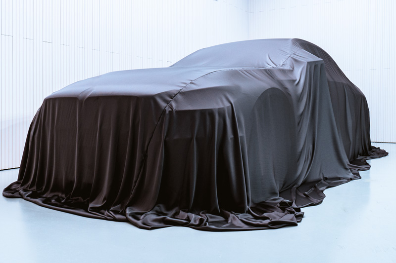 Car reveal presentation covers UK