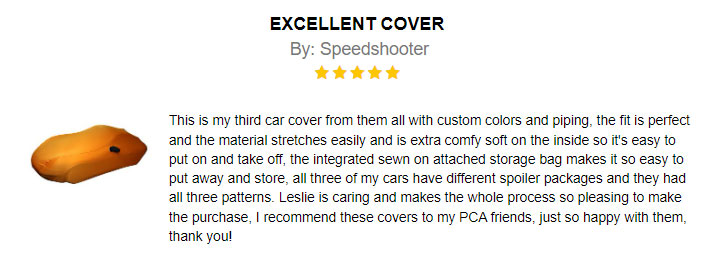 customer reviews Tesla car cover